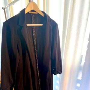 Long blazer L black Simon